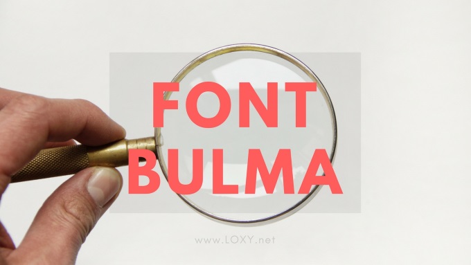 font bulma