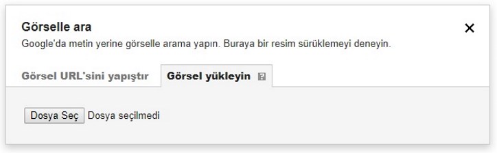 google görsel arama motoruna görsel yüklemek ve arama yapmak